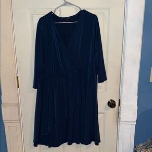 Torrid Deep Blue Asymmetrical Dress
